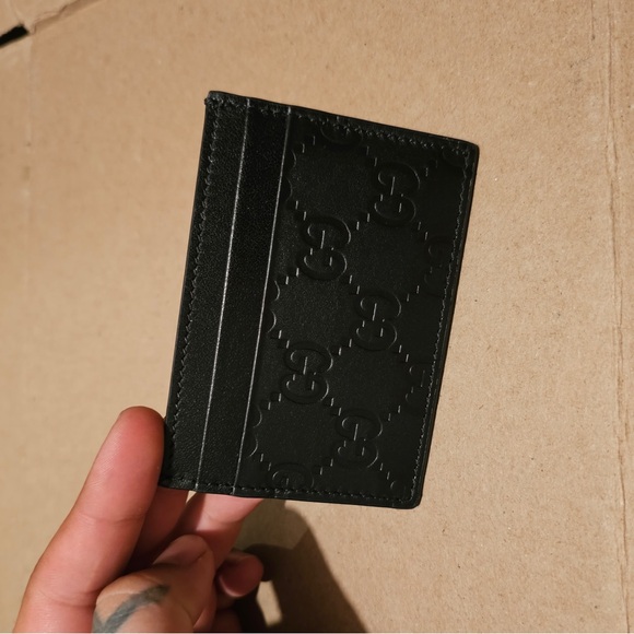 GG Guccissima Card Case / Gucci Card Holder / Gucci Card Wallet - Picture 3 of 7